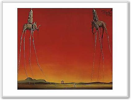 Les Elephants von DALÍ