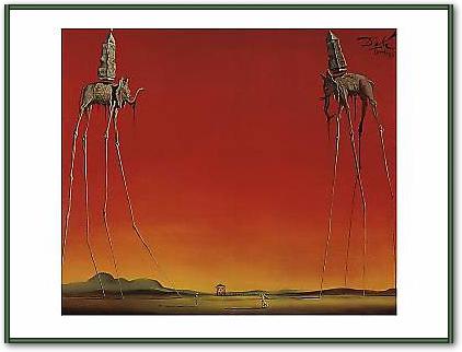 Les Elephants von DALÍ