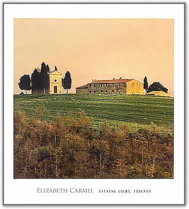 Evening Light, Tuscany von CARMEL,ELIZABET