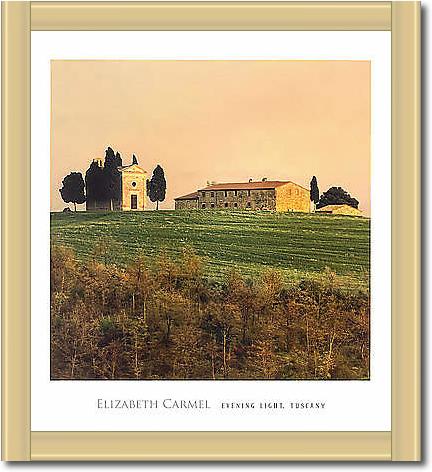 Evening Light, Tuscany von CARMEL,ELIZABET