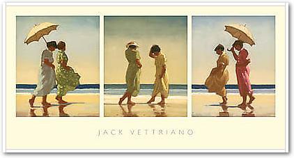 Summer Days - Triptych von VETTRIANO,JACK