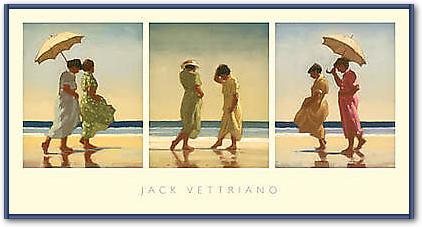 Summer Days - Triptych von VETTRIANO,JACK