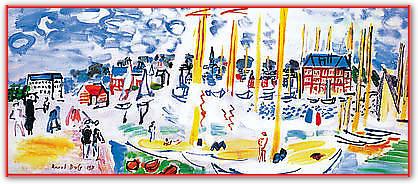 Dimanche a Deauville von DUFY,RAOUL