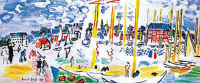 Dimanche a Deauville von DUFY,RAOUL