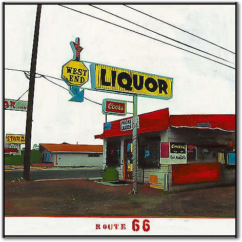 Route 66 - West End Liquor von Olukman, Ayline