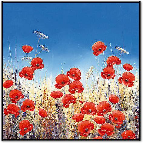 Dancing Poppies von Mayes, Hilary