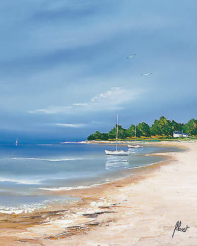 Plage bretonne von Flanet, Frédéric