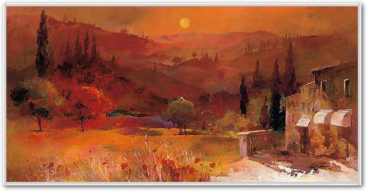 Romantic Tuscany II von Willem Haenraets