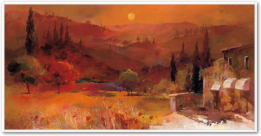 Romantic Tuscany II von Willem Haenraets