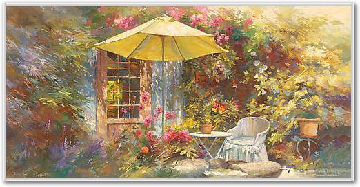 La terrasse de Marie von Johan Messely