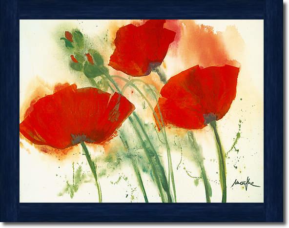 Coquelicots au vent I von Marthe