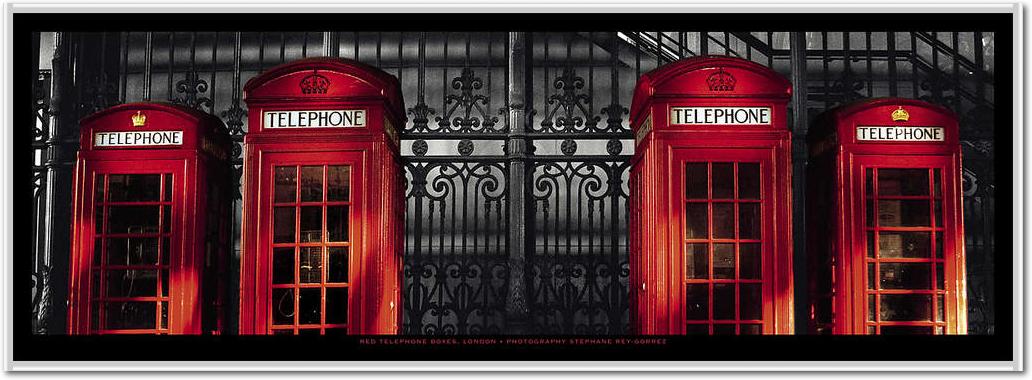 London-Red Telephone Boxes       von Stéphane Rey-Gorrez