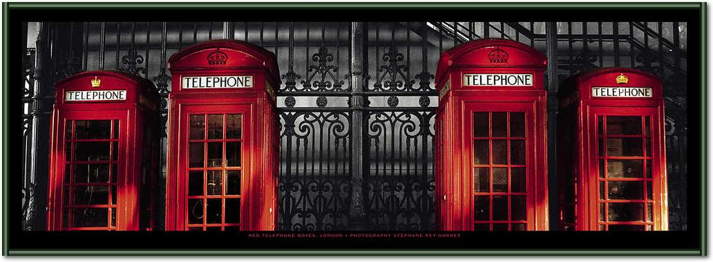 London-Red Telephone Boxes       von Stéphane Rey-Gorrez