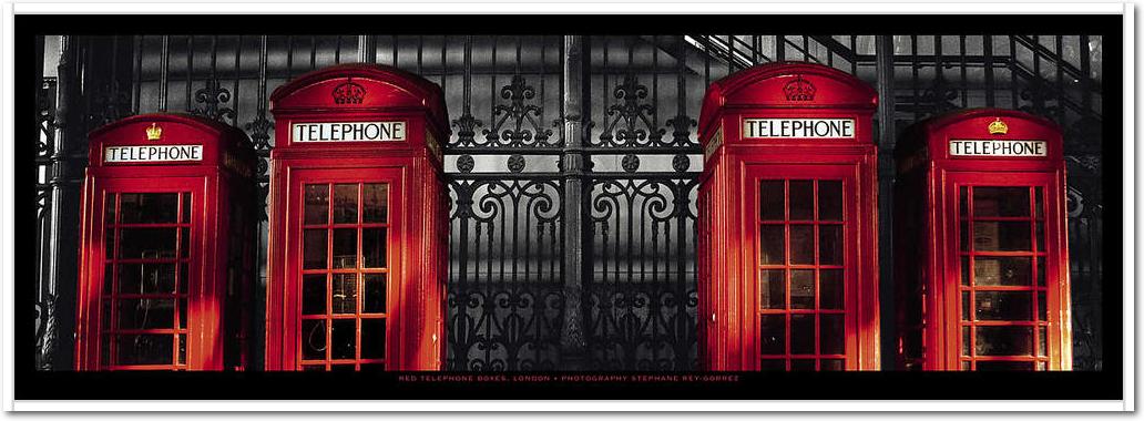 London-Red Telephone Boxes       von Stéphane Rey-Gorrez