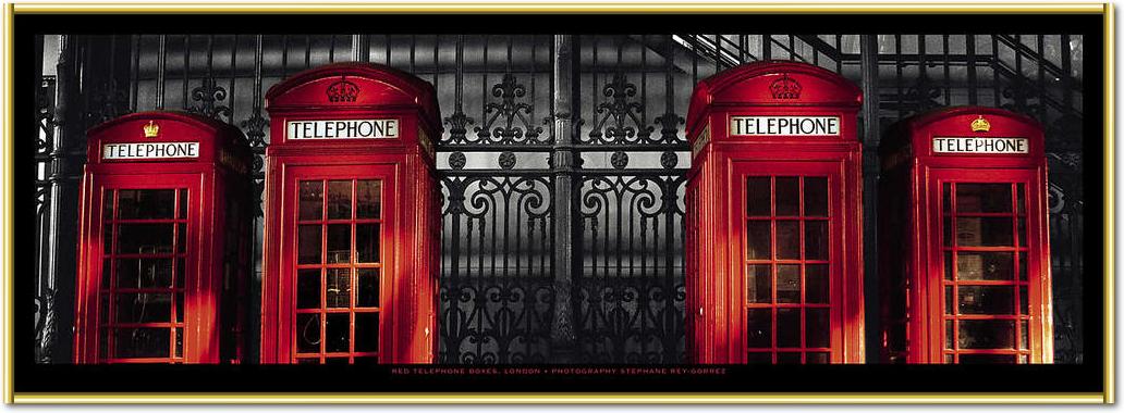 London-Red Telephone Boxes       von Stéphane Rey-Gorrez