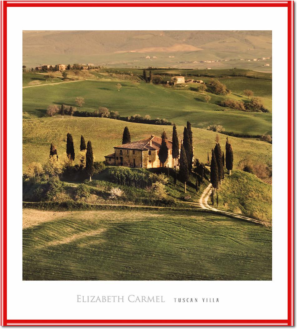 Tuscan Villa                     von Elisabeth Carmel