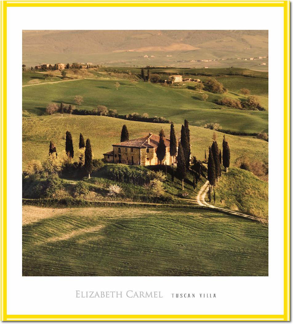 Tuscan Villa                     von Elisabeth Carmel