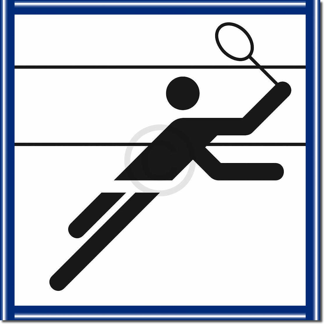 Badminton                        von Otl Aicher