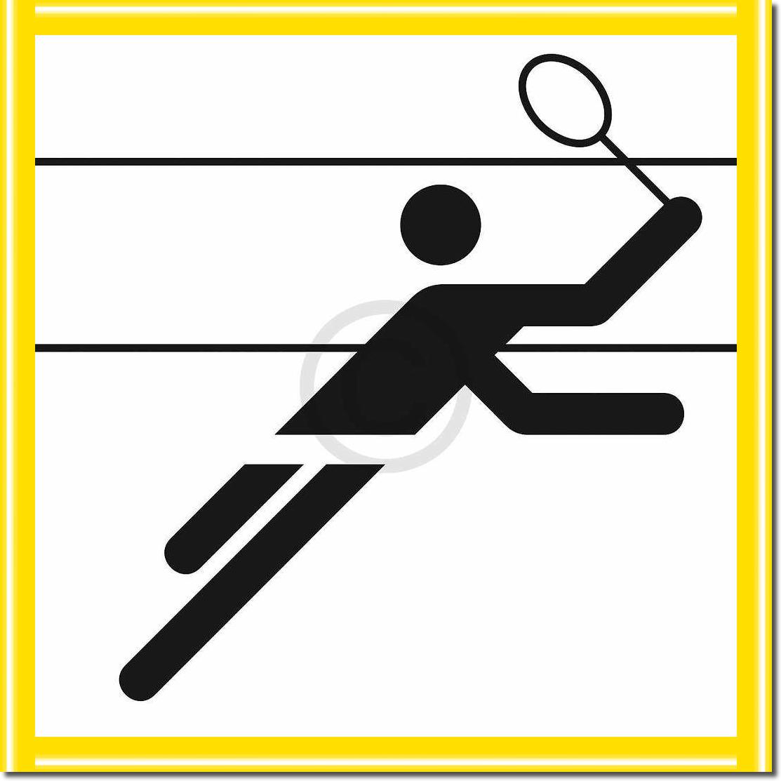 Badminton                        von Otl Aicher