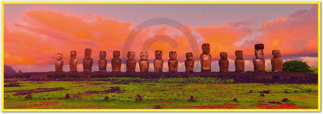 Easter Island Moais              von John Xiong