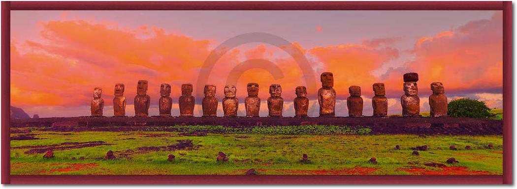 Easter Island Moais              von John Xiong