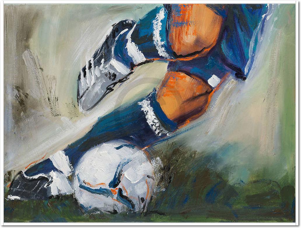 Fussball II                      von Reza Abolfazli