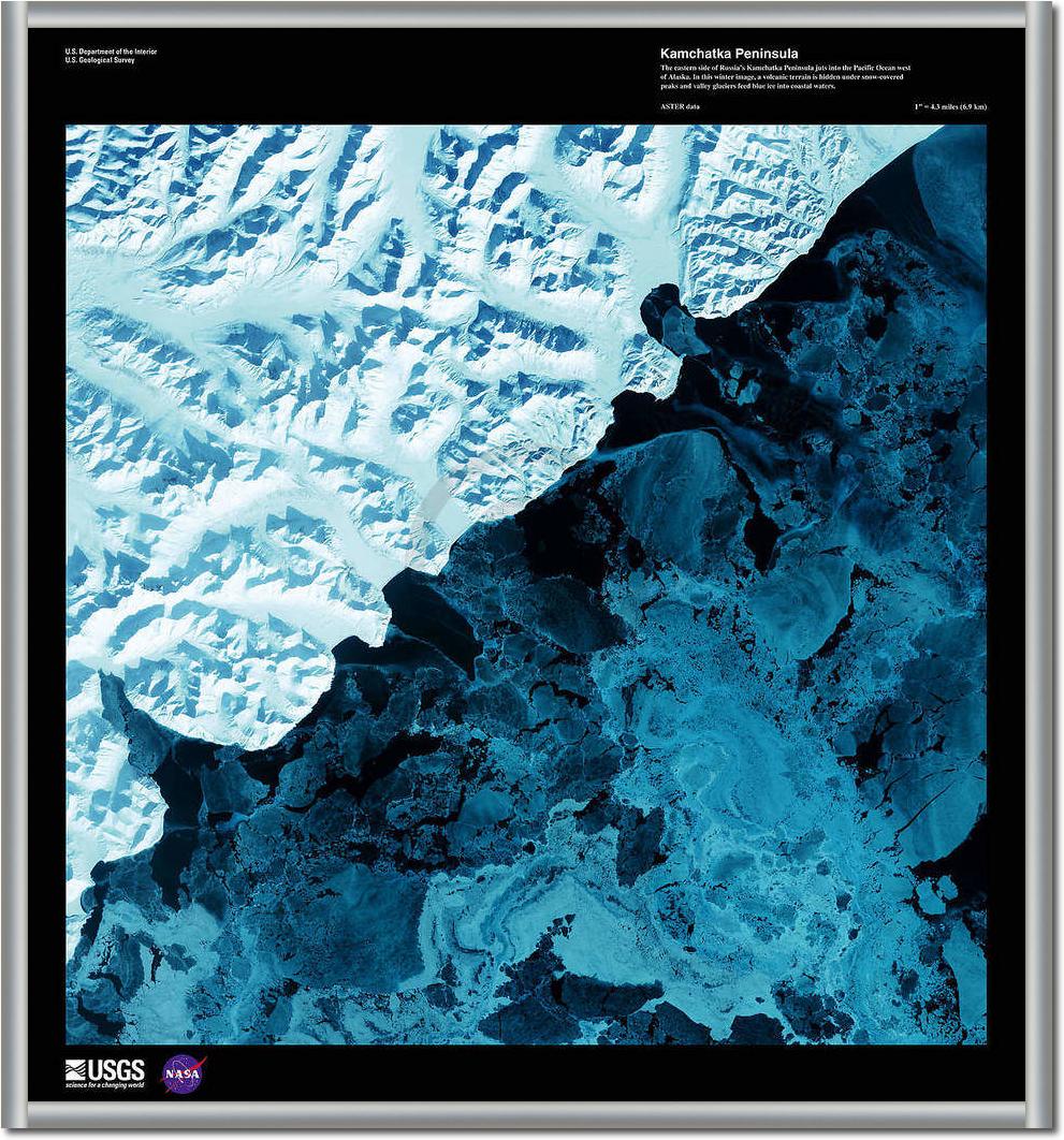 Kamchatka Peninsula              von Landsat-7