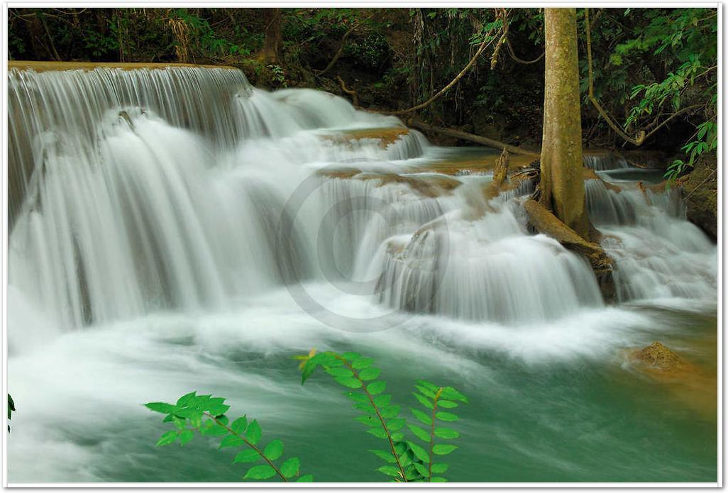 Seven-Step Waterfall IV,Erawan   von Thomas Marent