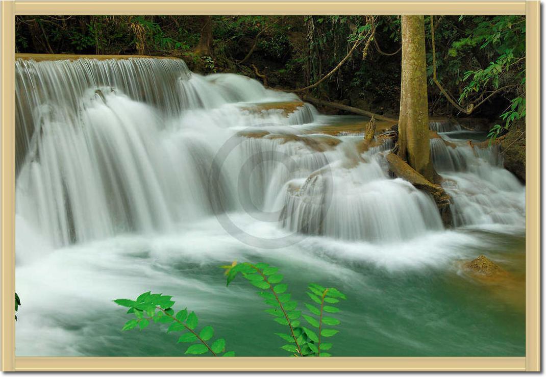 Seven-Step Waterfall IV,Erawan   von Thomas Marent