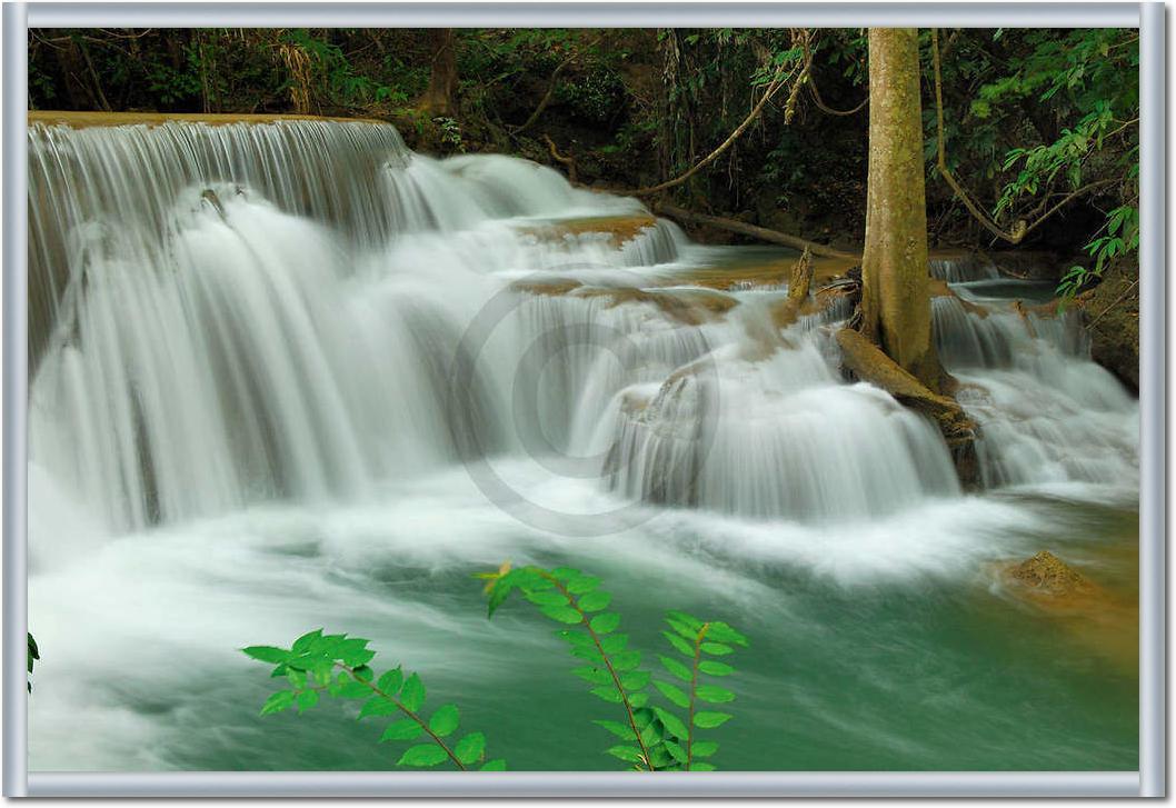 Seven-Step Waterfall IV,Erawan   von Thomas Marent