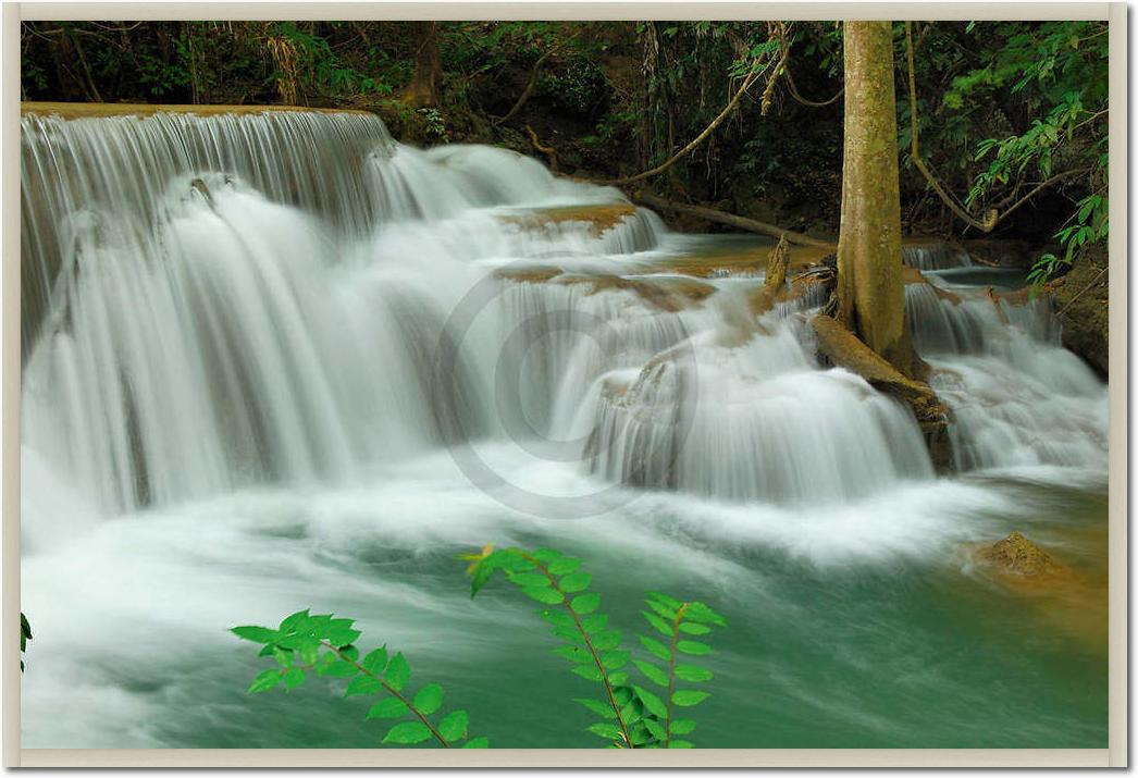 Seven-Step Waterfall IV,Erawan   von Thomas Marent