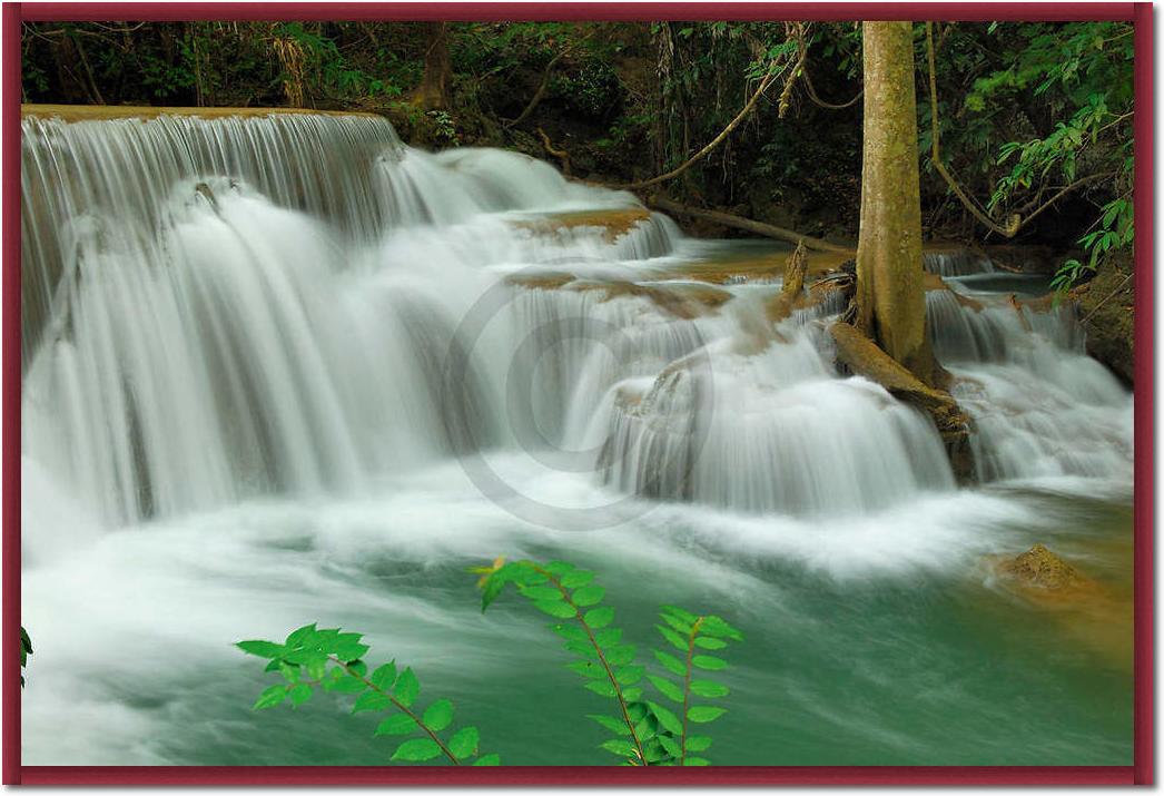 Seven-Step Waterfall IV,Erawan   von Thomas Marent