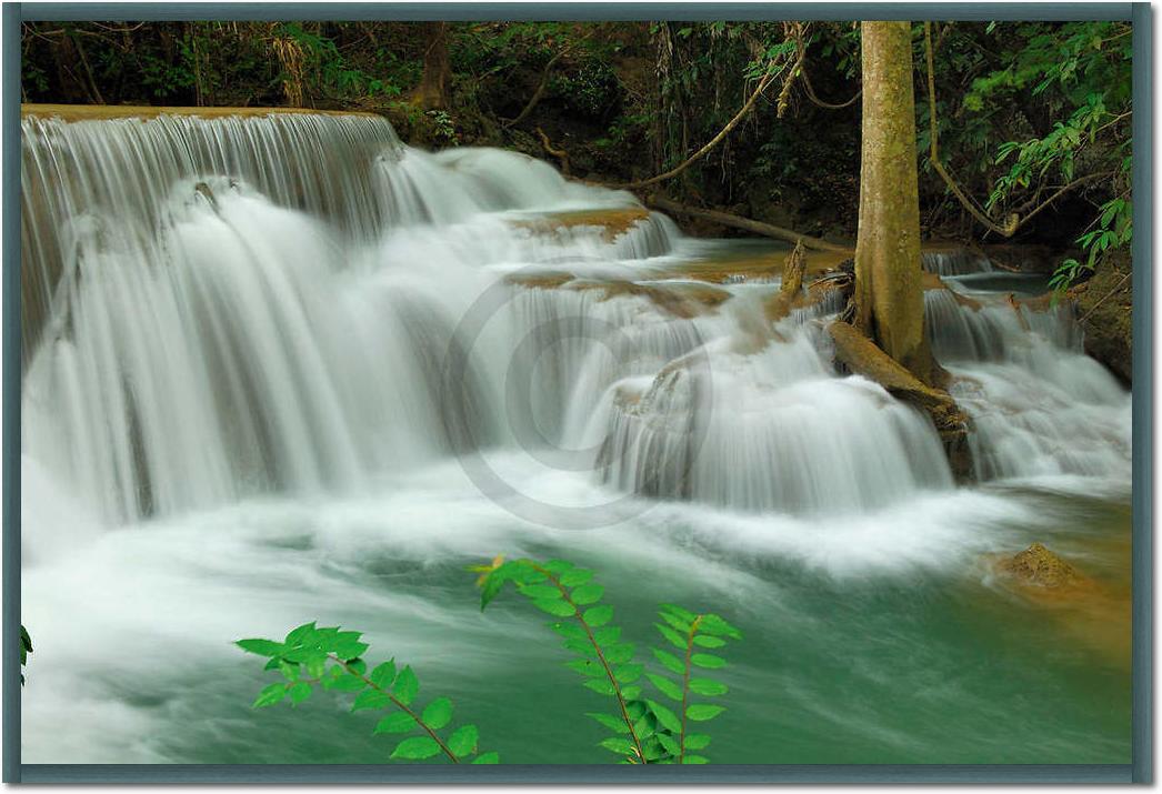 Seven-Step Waterfall IV,Erawan   von Thomas Marent