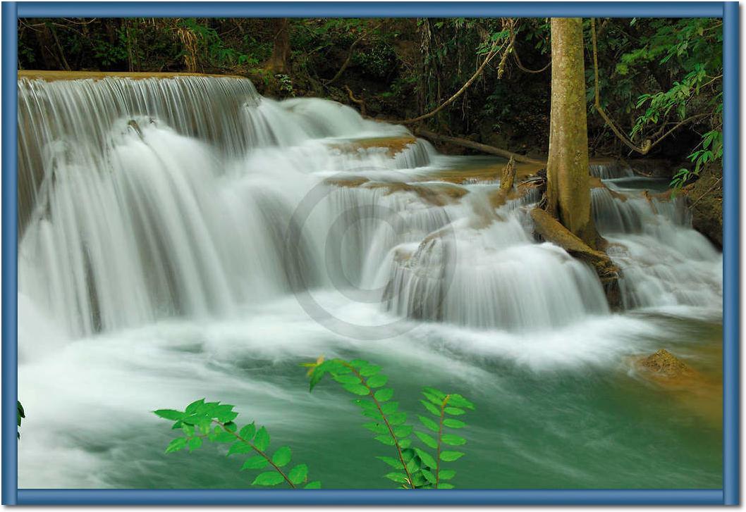 Seven-Step Waterfall IV,Erawan   von Thomas Marent