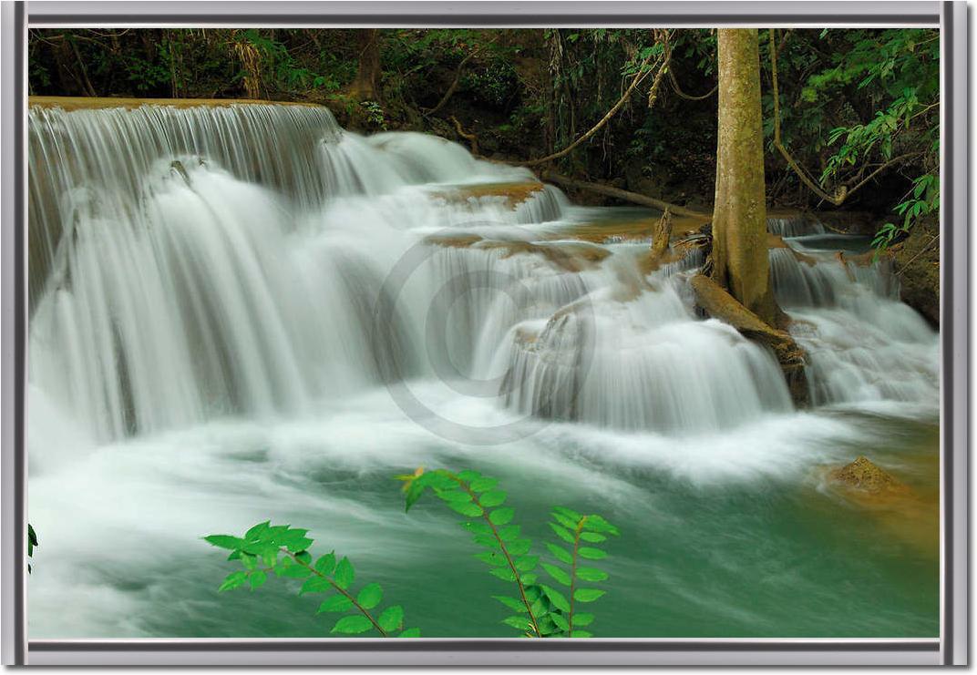 Seven-Step Waterfall IV,Erawan   von Thomas Marent