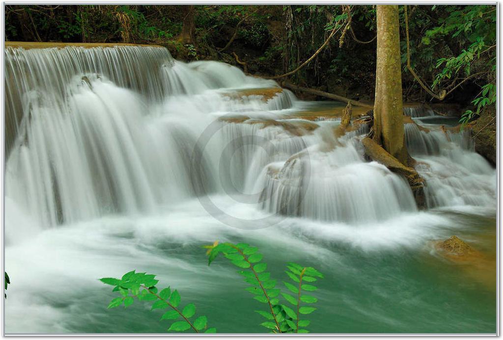 Seven-Step Waterfall IV,Erawan   von Thomas Marent