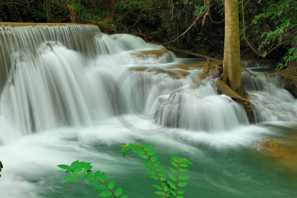 Seven-Step Waterfall IV,Erawan   von Thomas Marent