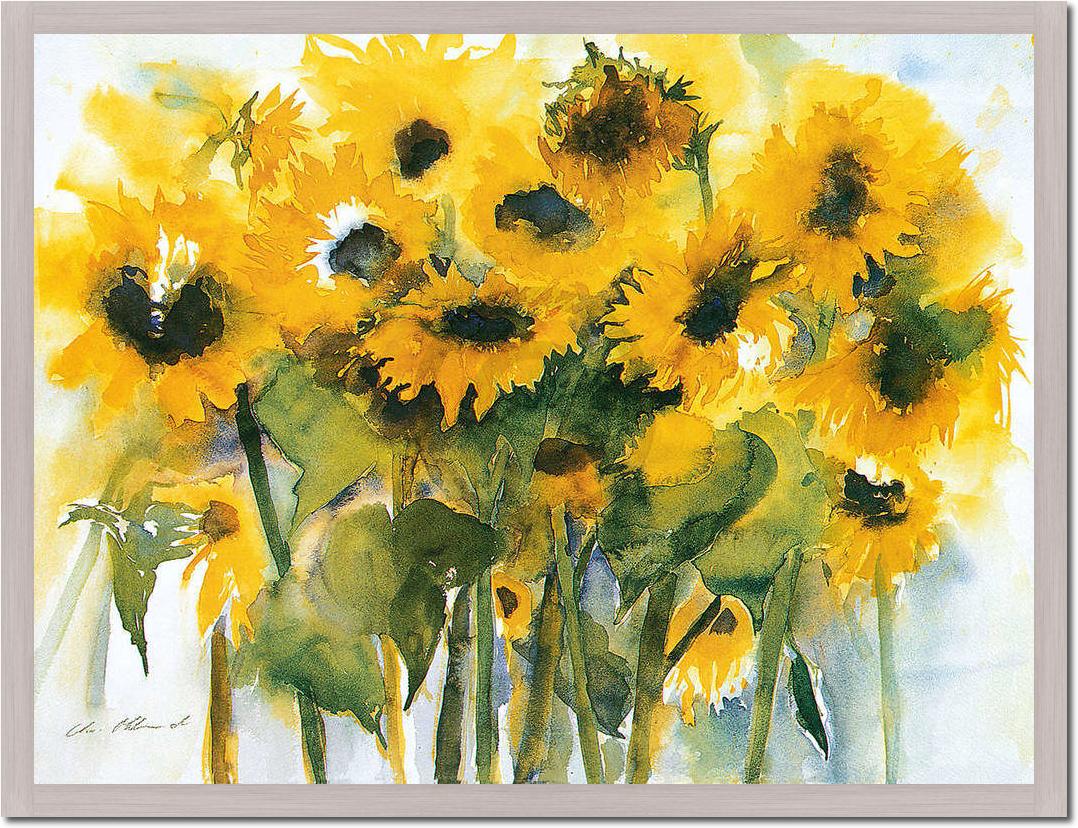 Sonnenblumenfeld                 von Christa Ohland
