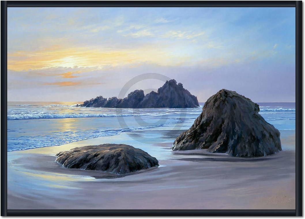 Sunset at Big Sur                von Sigurd Schneider