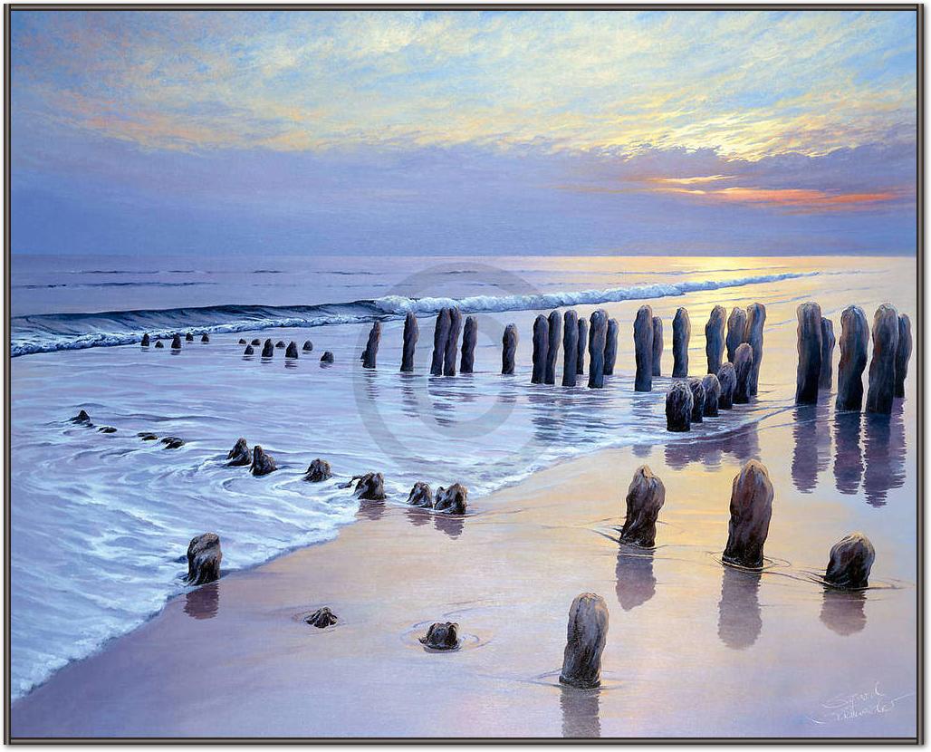 Sunset at Ostsee Coast I         von Sigurd Schneider