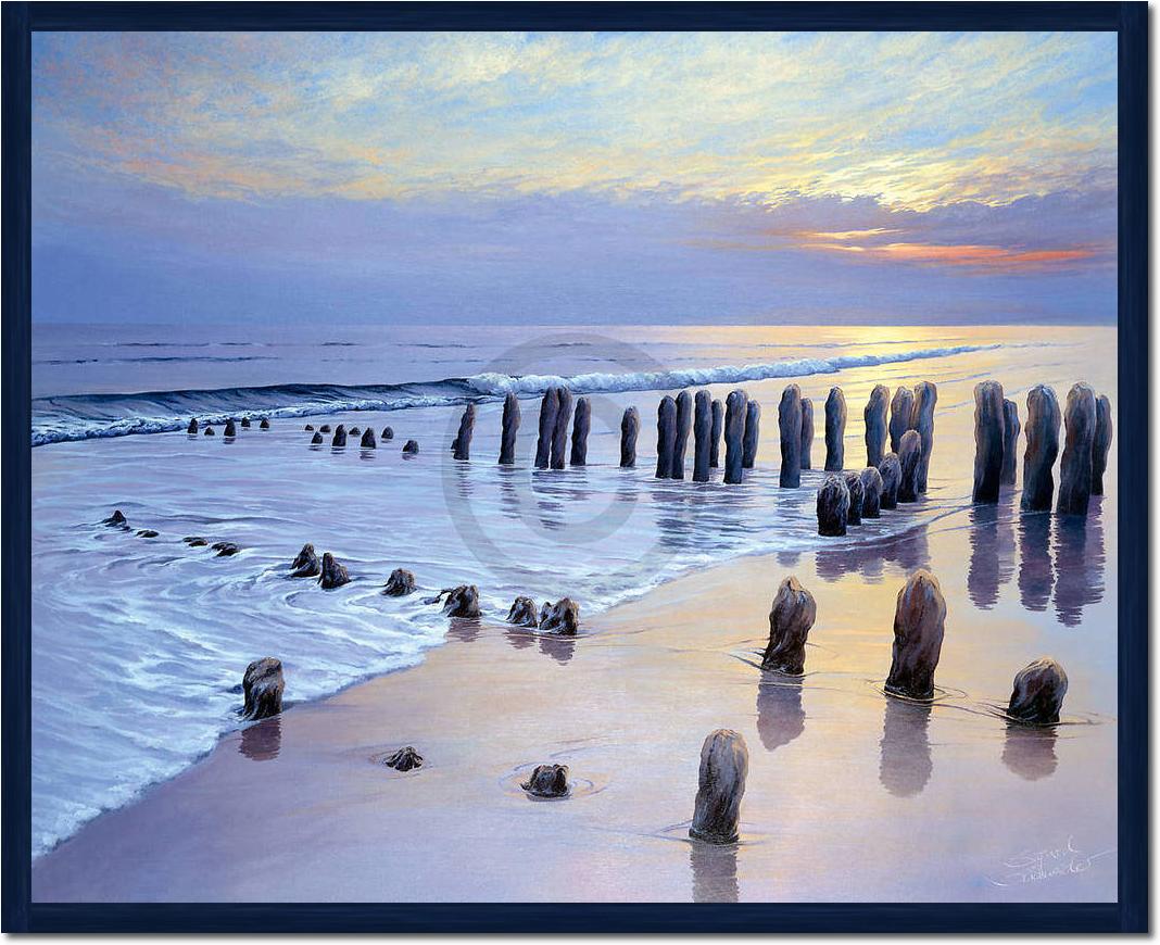 Sunset at Ostsee Coast I         von Sigurd Schneider