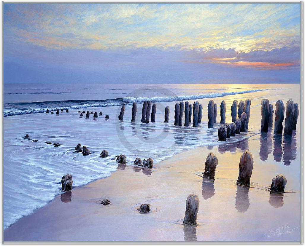 Sunset at Ostsee Coast I         von Sigurd Schneider