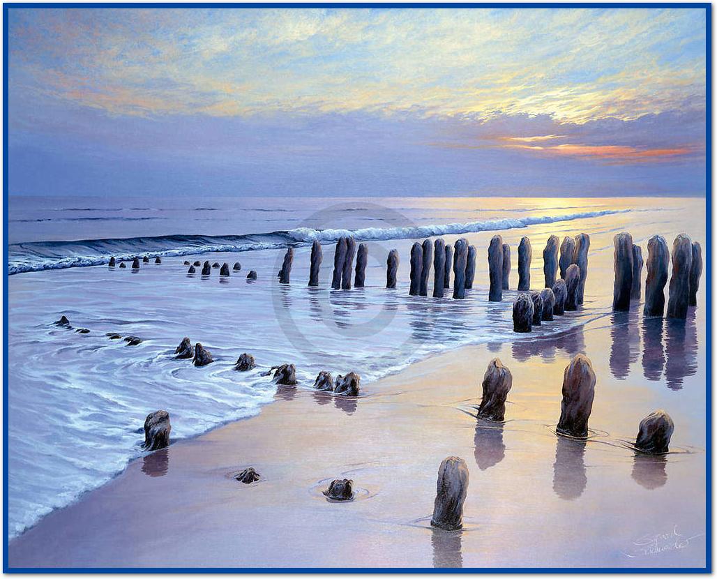 Sunset at Ostsee Coast I         von Sigurd Schneider