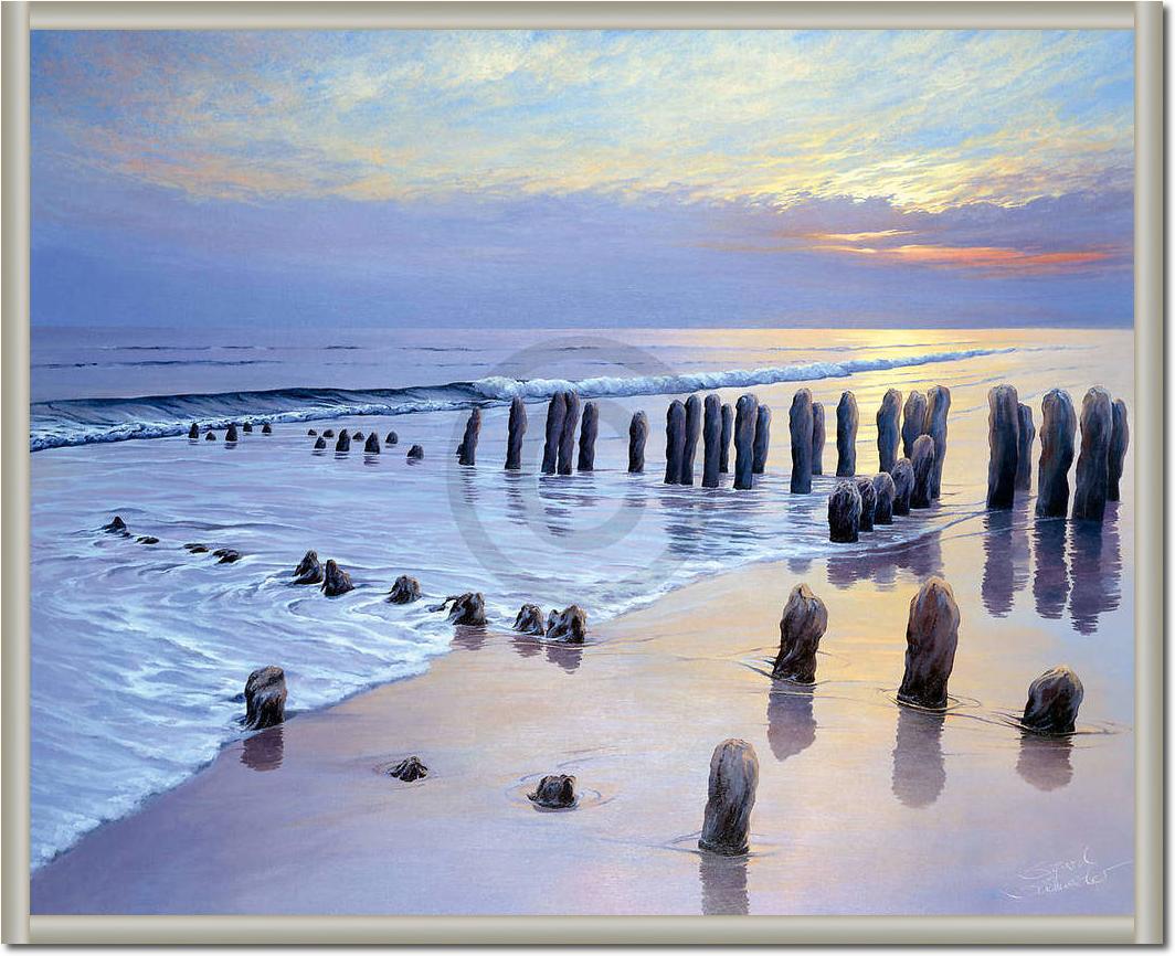 Sunset at Ostsee Coast I         von Sigurd Schneider