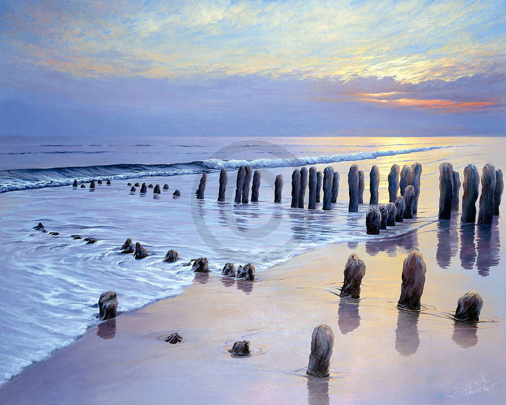 Sunset at Ostsee Coast I         von Sigurd Schneider