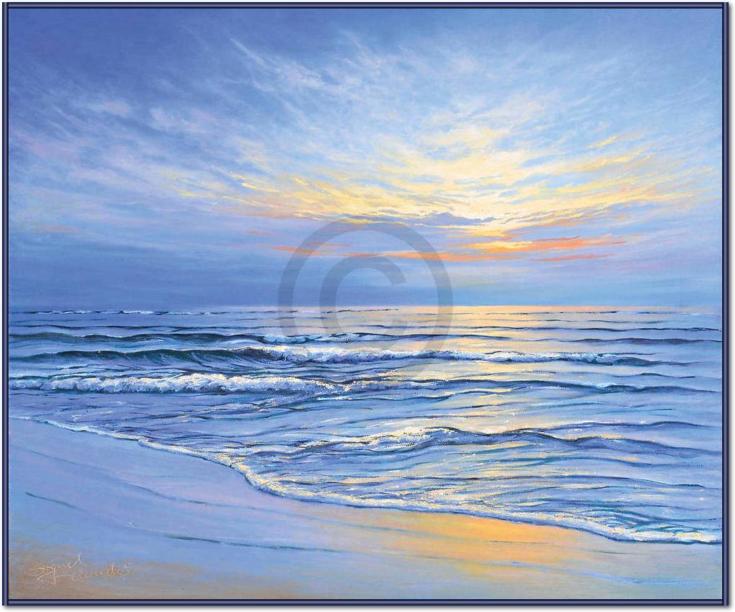 Sunset at Ostsee coast II        von Sigurd Schneider