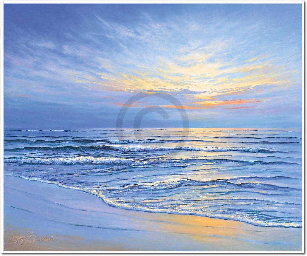 Sunset at Ostsee coast II        von Sigurd Schneider