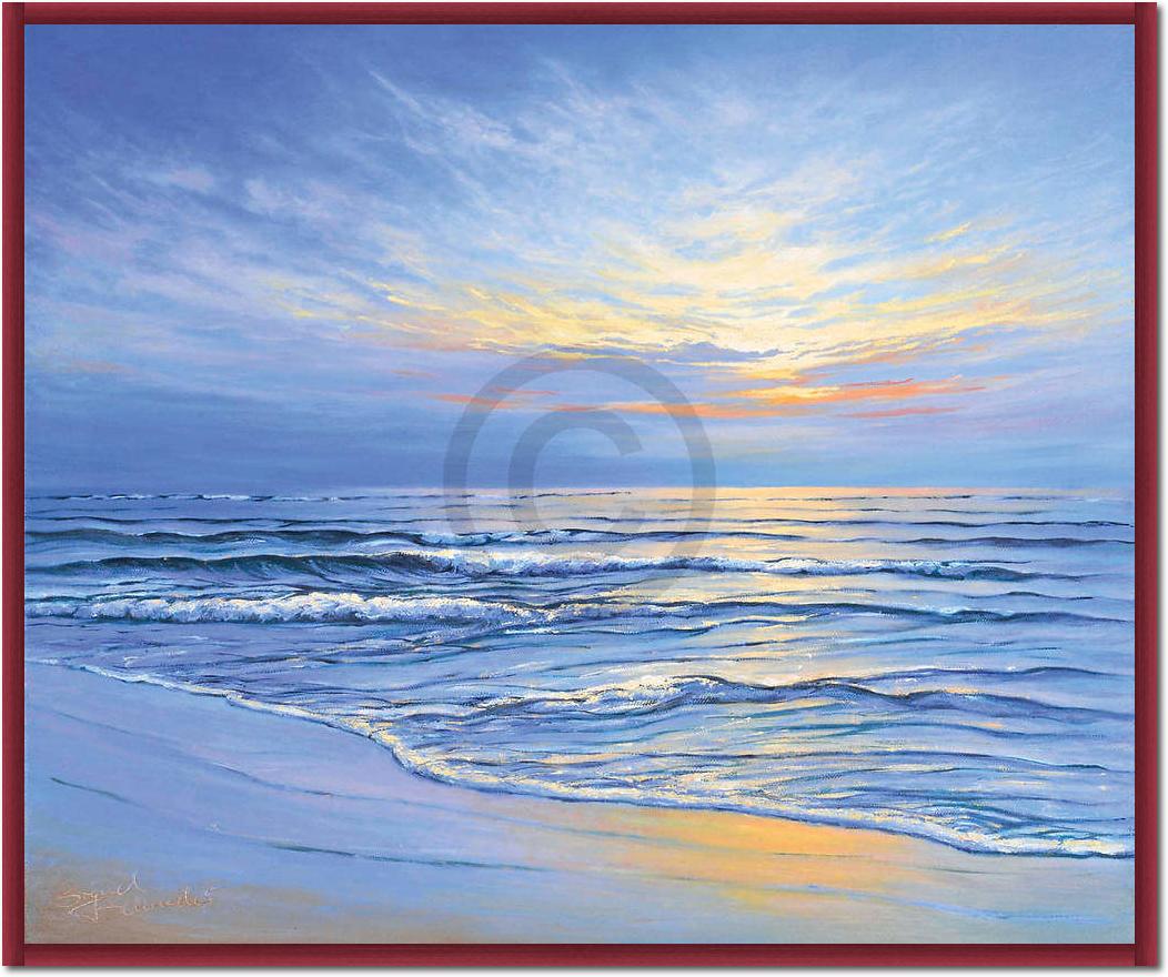 Sunset at Ostsee coast II        von Sigurd Schneider