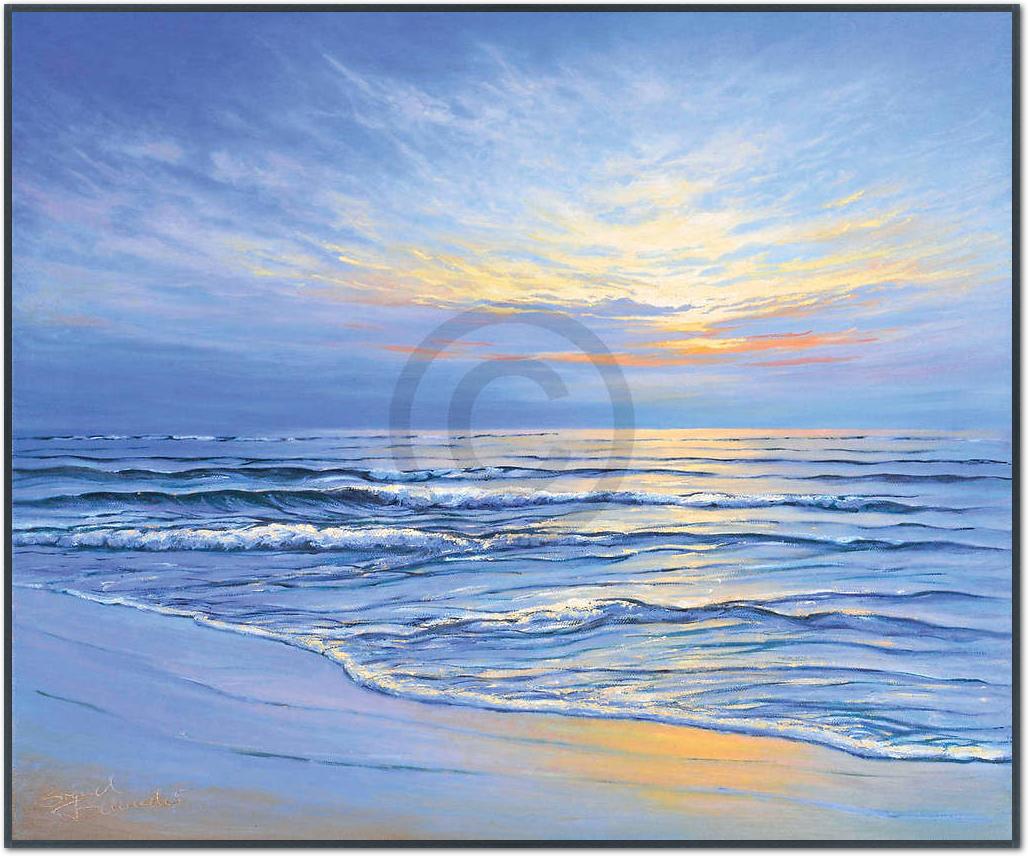 Sunset at Ostsee coast II        von Sigurd Schneider