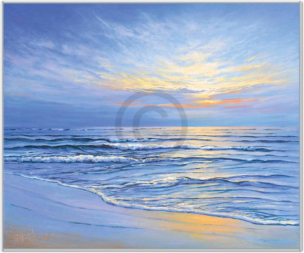 Sunset at Ostsee coast II        von Sigurd Schneider